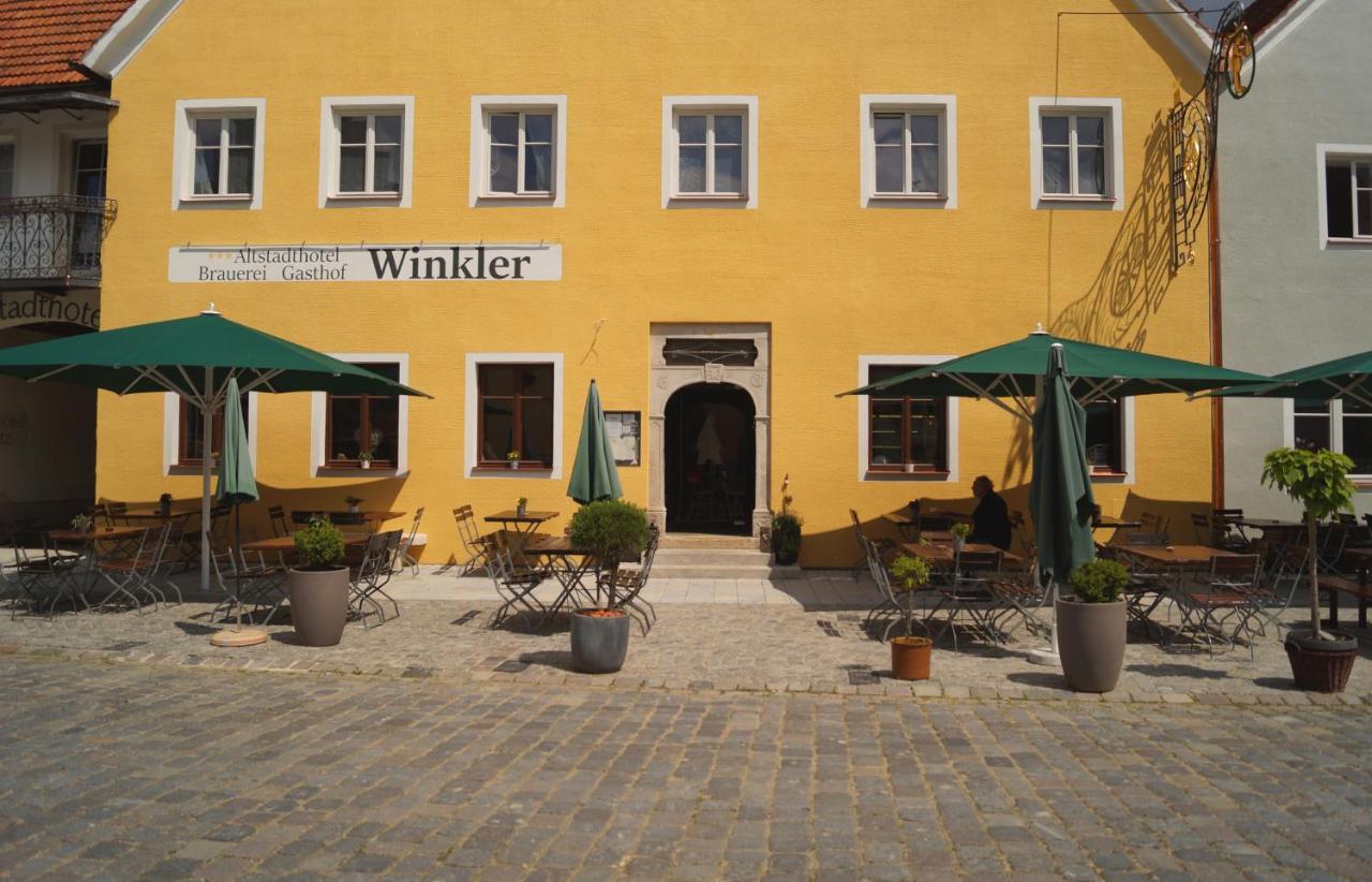Altstadthotel Brauereigasthof Winkler Берхинг Экстерьер фото